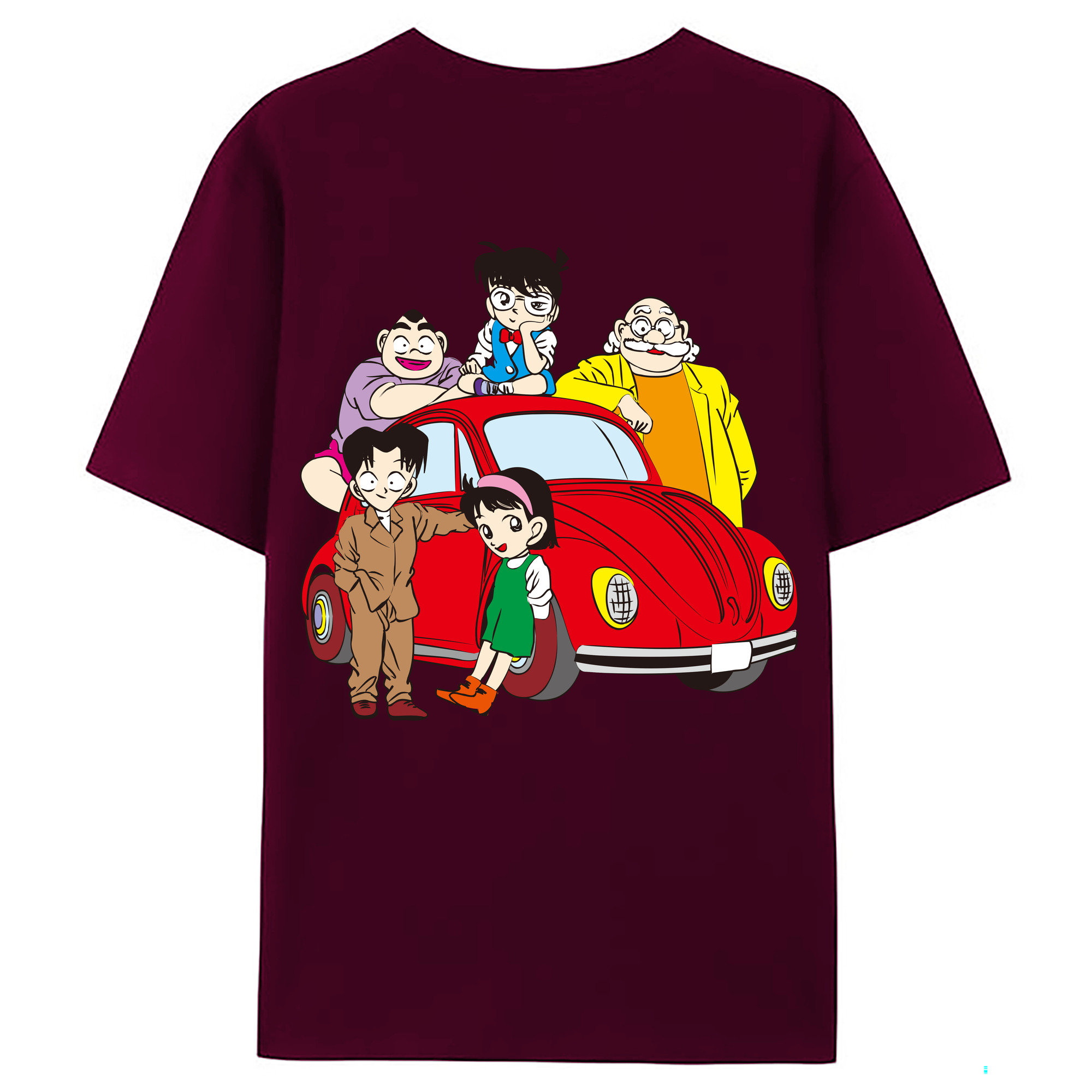 （画像用） 名探偵コナン Detective Conan レディース半袖Tシャツ(バックプリント)